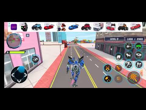🚖Optimus Prime Multiple Transformation Jet Robot Car Game 2022- Android Gameplay