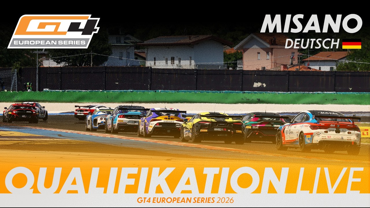 LIVE I Qualifikation I Misano I GT4 European Series 2026 (Deutsch)