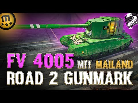 Road to FV4005 3rd Gunmark feat. Mailand #1 [World of Tanks - Gameplay - DE - Highlights]