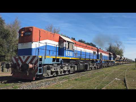 [8K] Tren cargado de NCA con destino a Rosario pasando por Marcos Juárez!!!!!!