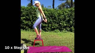 Michelle Riley Fitness - Outdoor/ Indoor Workout 2