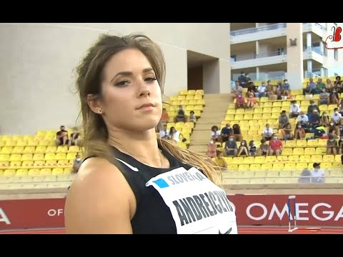 Maria Andrejczyk beautiful javelin throw