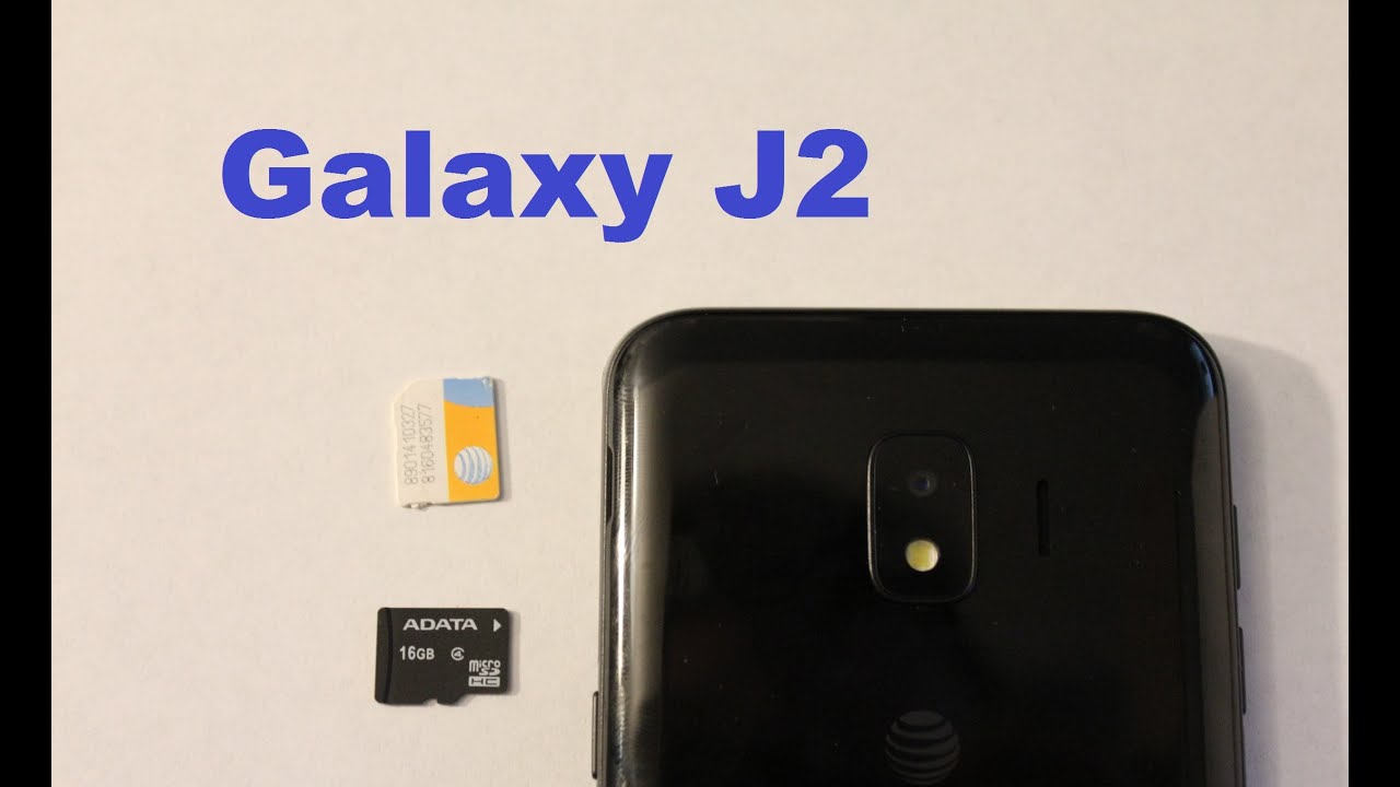 Galaxy J2  How  inset and remove  SIM card and SD Card