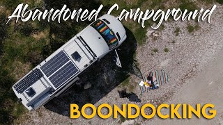 Abandoned Campground Boondocking in Croatia // Spring 2021 // Day 4