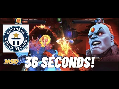 Cosmic Ghost Rider Solos The 6.2 Champion in 36 Seconds!