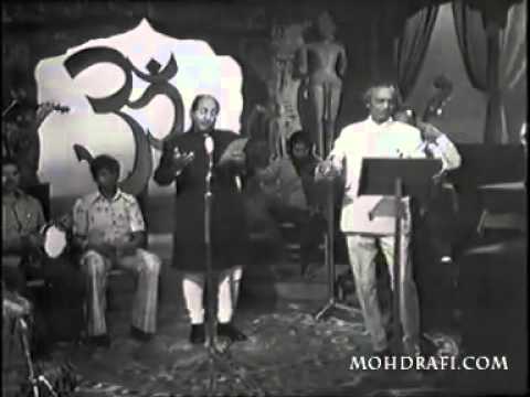 Man Tarpat Hari Darshan Ko Aaj - Mohammed Rafi Live, Rare Video