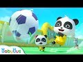 Little Panda's Soccer Game | Football Player Pretend Play | Sport Song for Kids | BabyBus