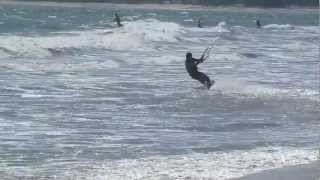 preview picture of video '25 knots Bucerias Beach Puerto Vallarta Kiteboarding School'