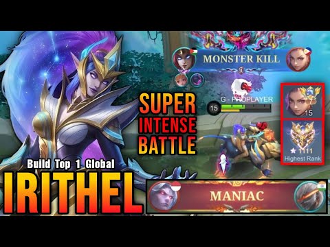 Super Intense Battle!! Irithel VS Top 7 Global Ixia - Build Top 1 Global Irithel ~ MLBB