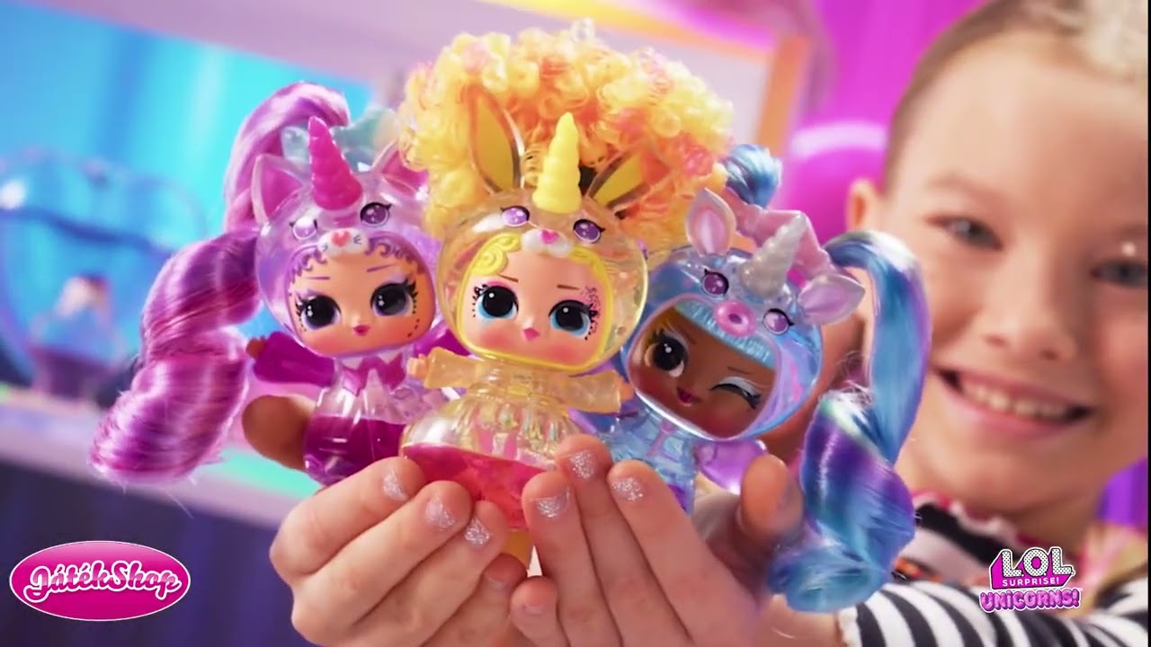 L.O.L. Surprise: Meglepetés csináld magad unikornis apróságok 1db videó