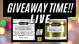 Giveaway From November 18th Video