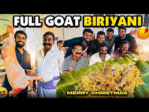 Christmas Special !! Full Goat Biryani Cooking wit Family 🔥 DAN JR VLOGS