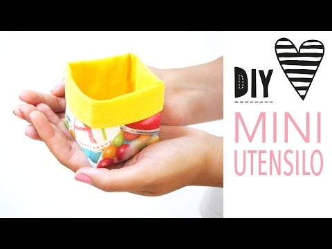 Mini-Utensilo nähen / DIY MODE Nähanleitung