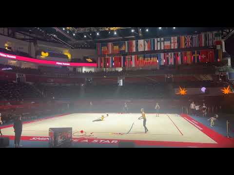 Viktoriia Onopriienko Ball (1) NEW Podium Trainings - European Championships Baku 2023