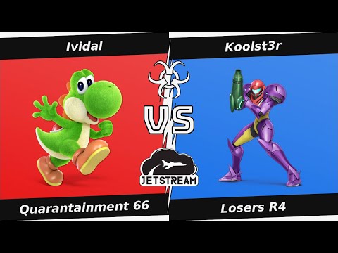 Quarantainment 66 Losers R4 - Ividal (Yoshi) Vs Koolst3r (Samus) - SSBU