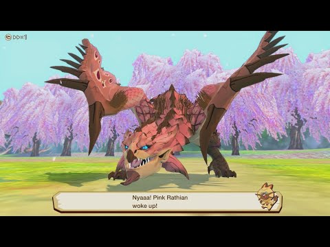 Monster Hunter Stories - Don't Wake The Sleeping Pink Rathian (Xbox Gameplay)