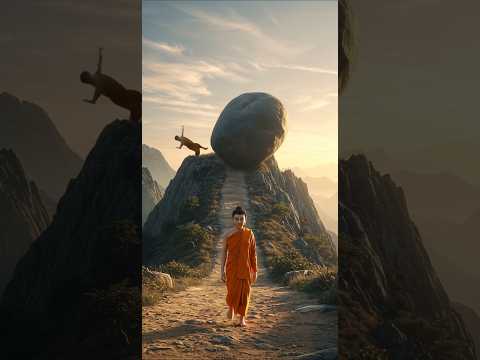 Unshaken Amid the Falling Stones #Buddhism #Buddha #Meditation #Spirituality