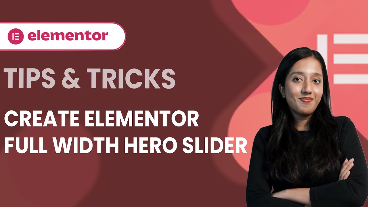 Create Elementor Full Width Hero Slider [FREE]