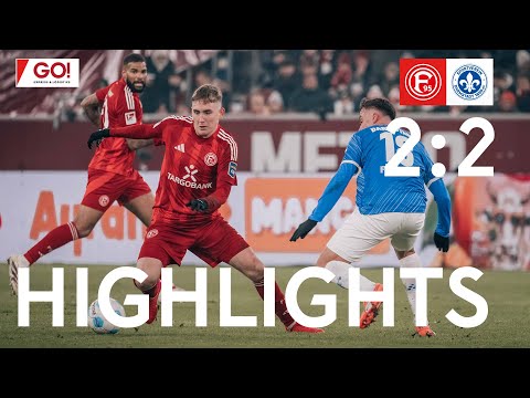 HIGHLIGHTS | Fortuna Düsseldorf vs. SV Darmstadt 98 2:2 | Bitterer Doppelschlag