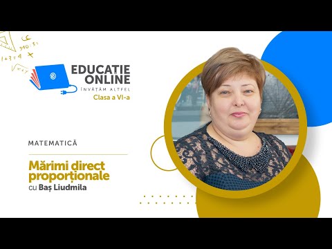 Matematică, Clasa a VI-a, Mărimi direct proporționale