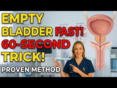 How to Empty Your Bladder Completely: The 60-Second Secret Trick