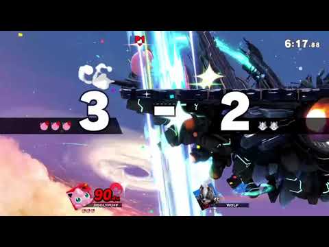 Jigglypuff VS Wolf Freeplay Highight