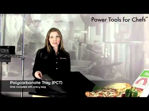video 1, Disque polycarbonate pour sac à pizza