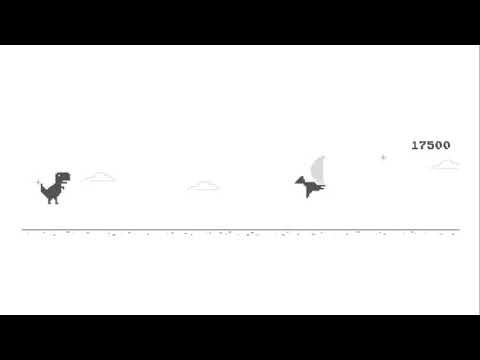 Bot Plays Chrome Dinosaur Game (Almost 1 Million Score)