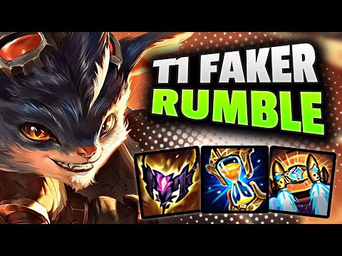 T1 Faker Rumble vs Yasuo [ MID ] Korea Grandmaster Patch 13.17 ✅