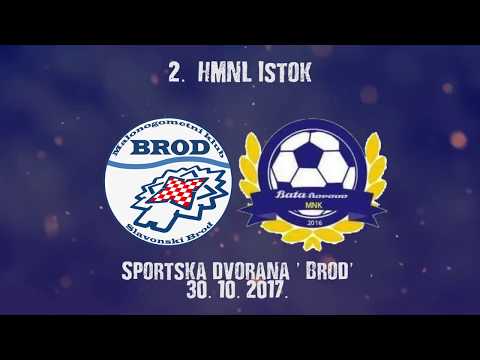 2. HMNL "Istok" - sezona 2017./2018. 3. KOLO: MNK Brod - MNK Bata Borovo sažetak