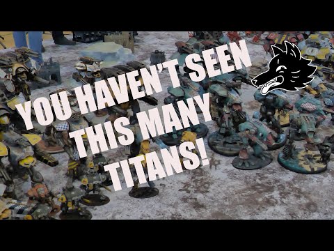 Full Scale Adeptus Titanicus! The Titans Walk and the Ground Trembles - Weird Wolf Roadtrip 2