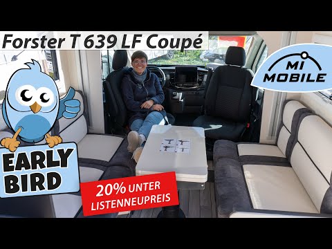 20% discount: Ingenious space miracle instead of campervan - only 6.39m long - Forster T 639 LF -...