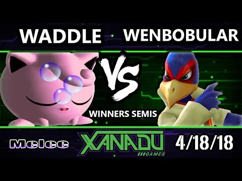 S@X 246 SSBM - Waddle (Jigglypuff) Vs. Wenbobular (Falco) - Smash Melee Winners Semis