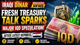 💰 Iraqi Dinar Breaking News: Fresh Treasury Talk Sparks Major IQD Speculation! 💵🔥