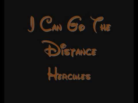 I Can Go The Distance - Hercules Lyrics