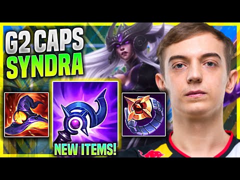 CAPS SYNDRA WITH NEW ITEM LUDEN'S TEMPEST! - G2 Caps Plays Syndra MID vs Kassadin | Preseason 11