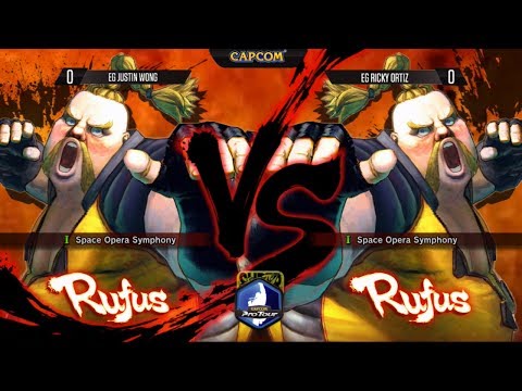 SSF4: AE - EG Justin Wong vs EG Ricky Ortiz - Top 8 Losers Semis - Final Round 17