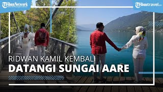Momen Haru Ridwan Kamil & Istri Datangi Sungai Aare Tempat Eril Meninggal Dunia
