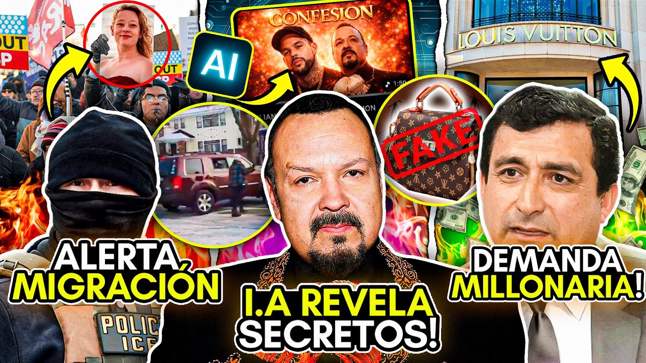 ALERTA en USA! PEPE AGUILAR EXPUESTO por la IA! DEMANDA a LOUIS VUITTON! MINNEAPOLIS!