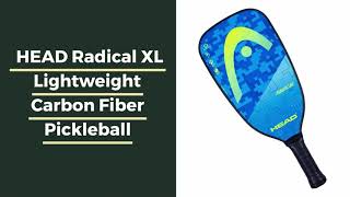 Video thumbnail: HEAD Radical XL Lightweight Carbon Fiber Pickleball Paddle