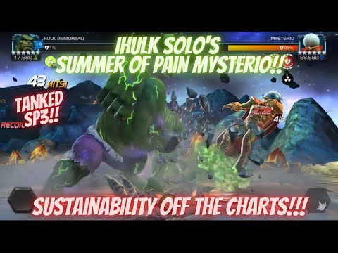 IHULK SOLO'S SUMMER OF PAIN MYSTERIO!!! Ridiculous Sustainability, Survives SP3 and 23 Hits!!!