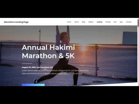 Marathon Website Theme