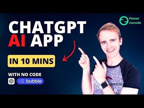 How to create a ChatGPT app with no code using Bubble.io thumbnail