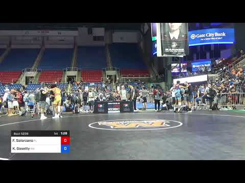 160 Lbs Consi Of 64 #1 - Frank Solorzano, Florida Vs Kirit Gosetty, Massachusetts Aecd