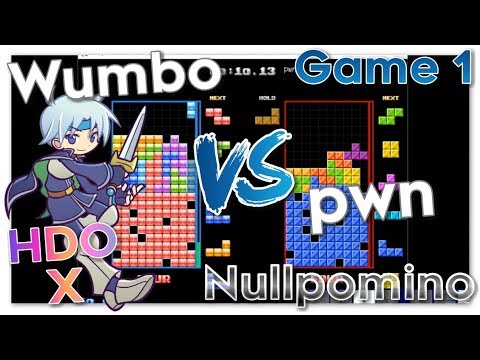 Wumbo vs pwn HDO X - Nullpomino (Blockbox) Game 1