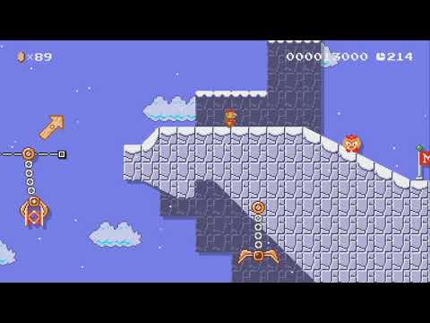 Gripping Dripping Glacier by niamrogn - Super Mario Maker 2 - No Commentary 1bv