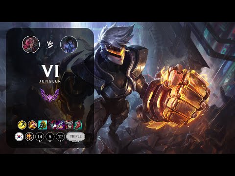 Vi Jungle vs Sylas - KR Master Patch 12.23