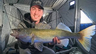 Overnight on the BEST Walleye Lake (🧊 COLD FRONT)