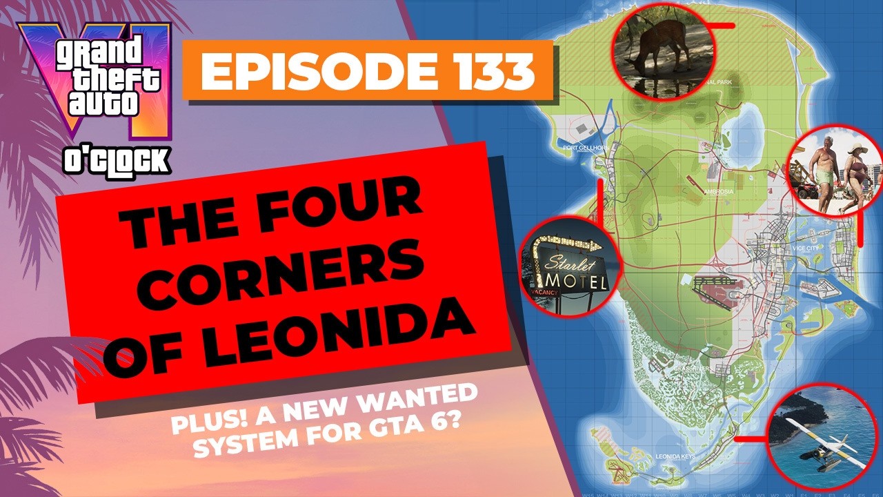The Four Corners of GTA 6's Map - GTA VI O'clock - Episode 133 - YouTube