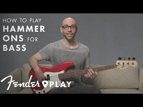 How To Play Hammer Ons for Bass | Fender Play | Fender